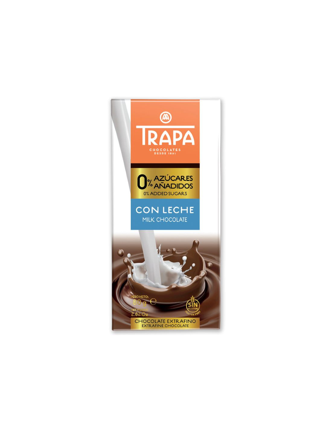 TRAPA CHOCOLATES CON LECHE