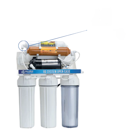 Raccord angulaire (L) rapide 1/4" pour systèmes de filtration d'eau