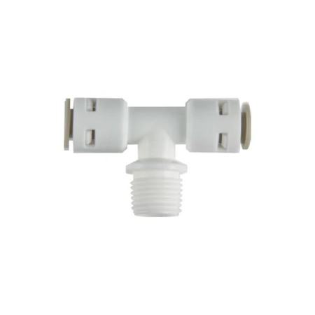 RACCORD TE TUBE 1/4 MALE 1/4