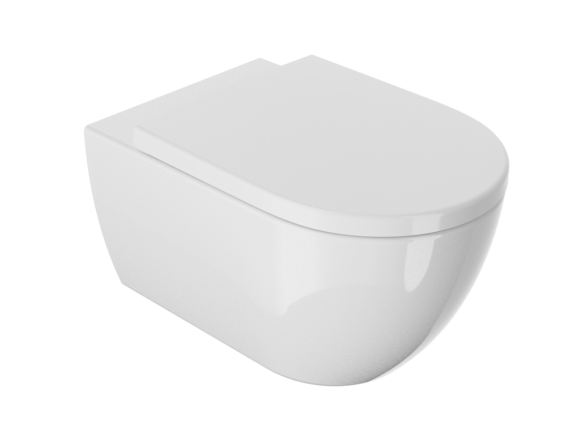 SANYC CUVETTE WC SUS ARC BLANC MAT